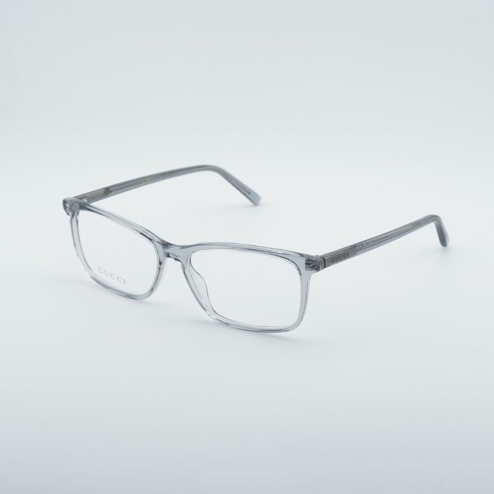 Gucci GG1997O 008 Square Eyeglasses - Light Blue 57mm - Picture 1 of 9